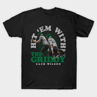 Zach Wilson New York J Griddy Celebration T-Shirt